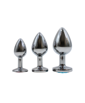 Plug bijou en aluminium bijou rouge Medium HELIRA 